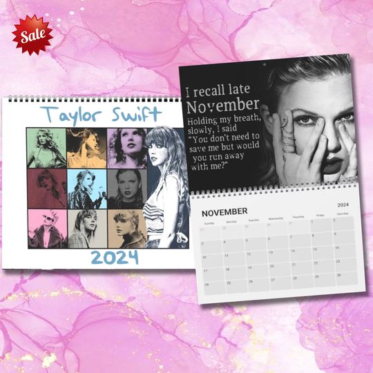 Discover Taylor Eras Tour Calendar 2024, Custom Taylor version Calendar