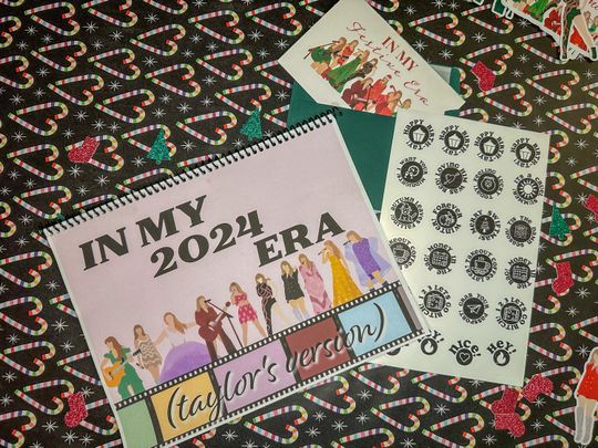 Discover Taylor Eras  2024 calendar, Christmas
