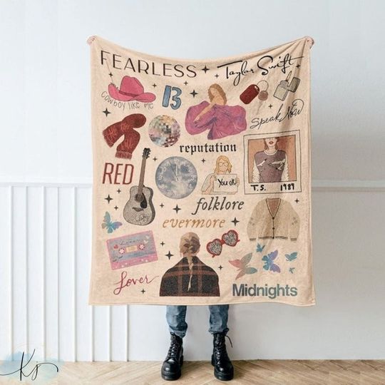 Discover Taylor 2023 Eras Concert Blanket, Taylor version Fan Items fleece blanket
