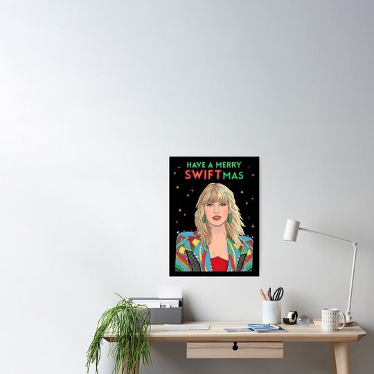Discover Taylor MERRY SWIFTMAS HOLIDAY Poster