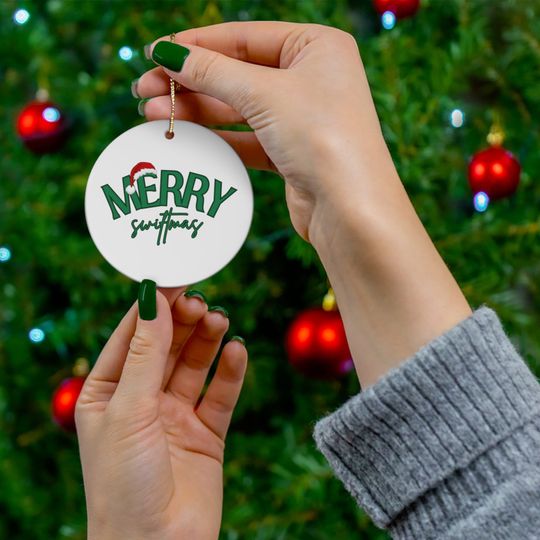 Discover Merry Swiftmas Ornament, Taylor Ornament, Merry Swiftmas, Taylor, Merry Christmas Ornament