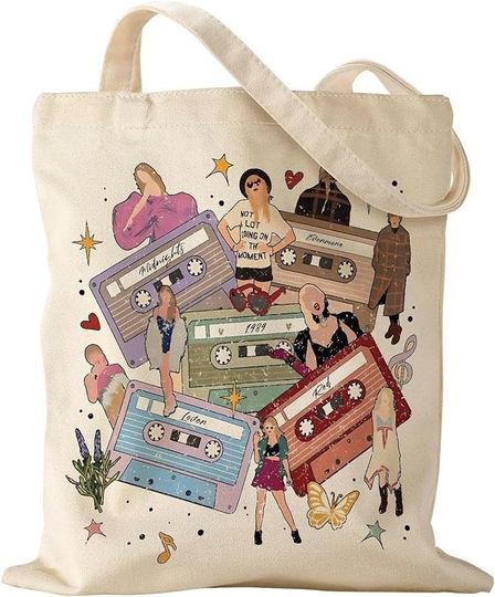 Discover The Eras Tour 2023 Tote Bag, Taylor Tote Bag, Swift Tote Bag, Taylor version