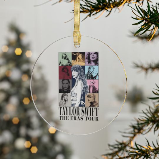 Discover The Eras Tour Ornament, Fan Gifts 2023 Christmas acrylic Ornament, acrylic Ornament