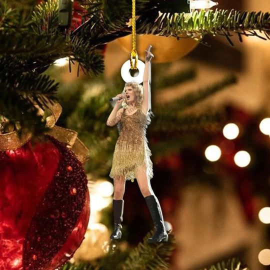 Discover Taylor Christmas Ornament Shape, Taylor version Acrylic Ornament, TS Christmas Ornament