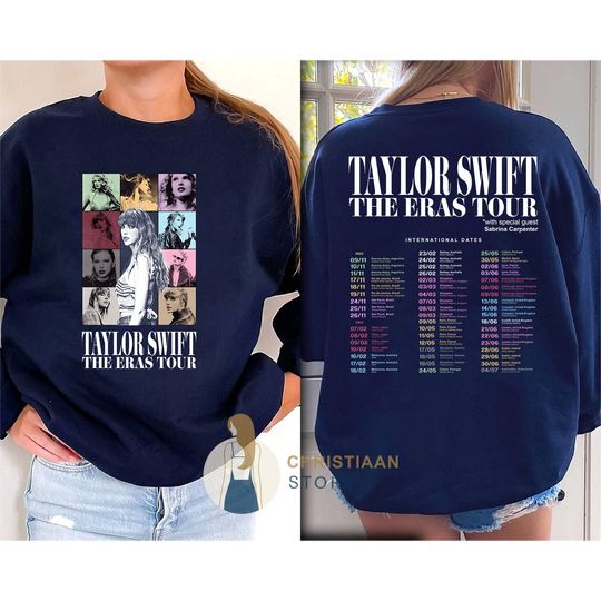 Discover Taylor The Eras Tour 2024 Sweatshirt, Taylor Sweatshirt, Eras Tour Merch