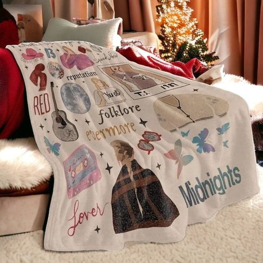 Discover The Eras Tour Taylor Blanket