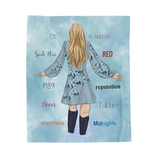 Discover The Eras Tour Taylor Blanket