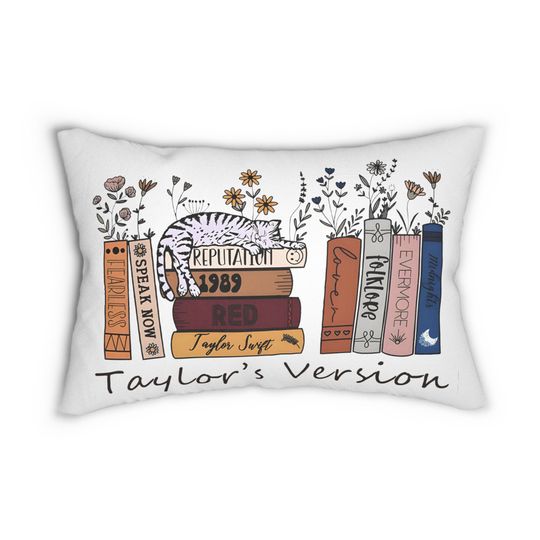 Discover Taylor, Taylors Version Spun Lumbar Pillow
