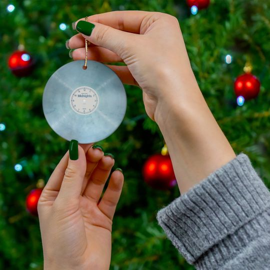 Discover Taylor Midnights Moonstone Blue Ornament