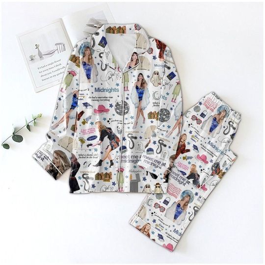 Discover Taylor All Hit Album Eras Tour Pajamas Set, Taylor Eras Tour Pajamas Set