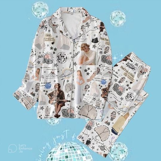 Discover Taylor All Hit Album Eras Tour Pajamas Set, Taylor Eras Tour Pajamas Set