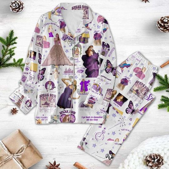Discover Taylor version Pajama Set For Women, The Eras Tour Pajamas Set, Taylor version