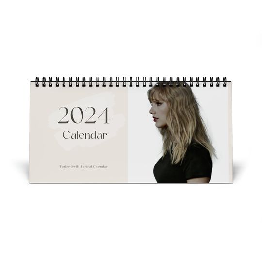 Discover Taylor Themed 2024 Desk Calendar