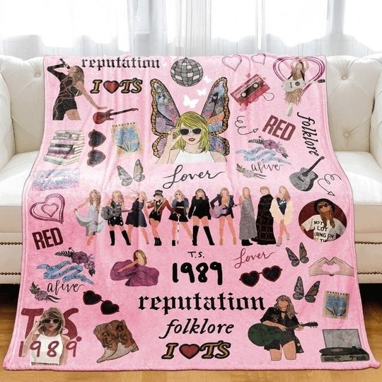 Discover Taylor Eras Tour Swift Blanket, Taylor Version Blanket, Eras Tour Blanket