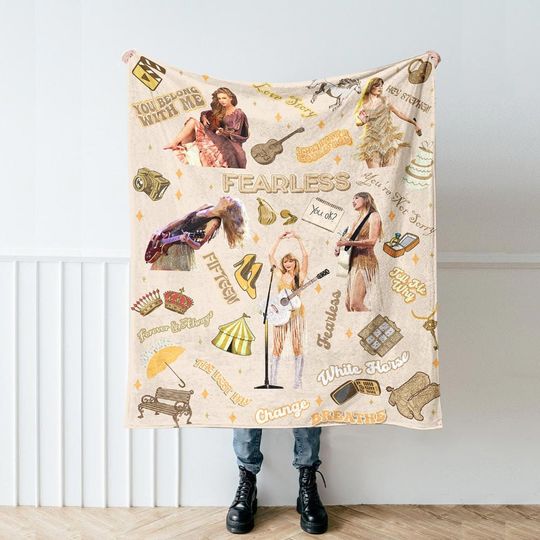 Discover Taylor blanket, Christmas Taylor version  ERAS Tour Fleece Blanket