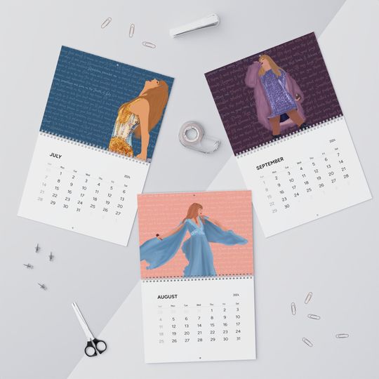 Discover Taylor Eras Wall Calendars (2024)
