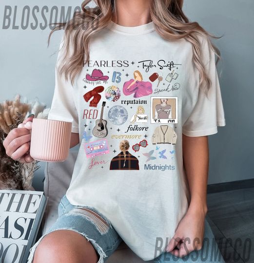 Discover Taylor The Eras Tour 2024 T-Shirt, Taylor Shirt