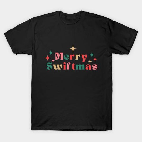 Discover Merry Swiftmas Taylor The Eras Tour 2024 T-Shirt, Taylor Shirt