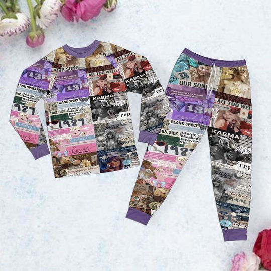 Discover Taylor Pajamas Set, Taylor version Pajamas Party, The Eras Tour Pajamas Set