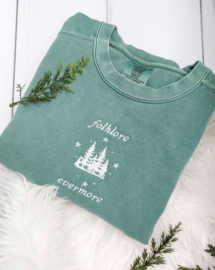 Discover Taylor Folklore Evermore Sweatshirt | Taylor Sweatshirt | Fall TSwift Pullover