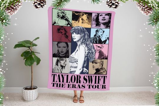 Discover Taylor Eras Tour Fleece Blanket, Taylor Music Lovers Blanket