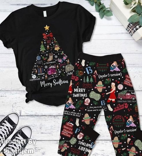 Discover Merry Taylor version Long Black Set, Taylor version Unisex