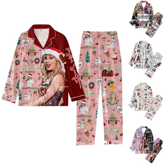 Discover Christmas Pajamas Women Taylor 1989 Shirt A