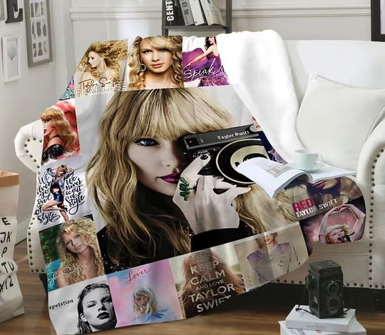 Discover Taylor Eras Tour Taylor Version Fleece Blanket, Eras Tour Blanket