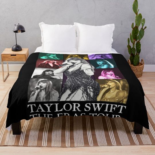 Discover Taylor Tour 2023 Throw Blanket, Taylor version Fan Blanket