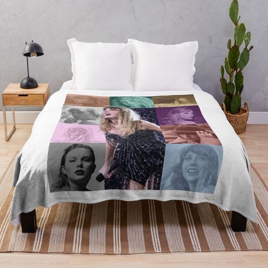 Discover Taylor Tour 2023 Throw Blanket, Taylor version Fan Blanket