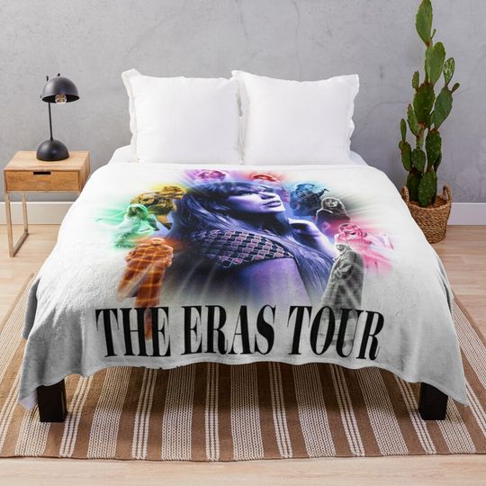 Discover Taylor Tour 2023 Throw Blanket, Taylor version Fan Blanket