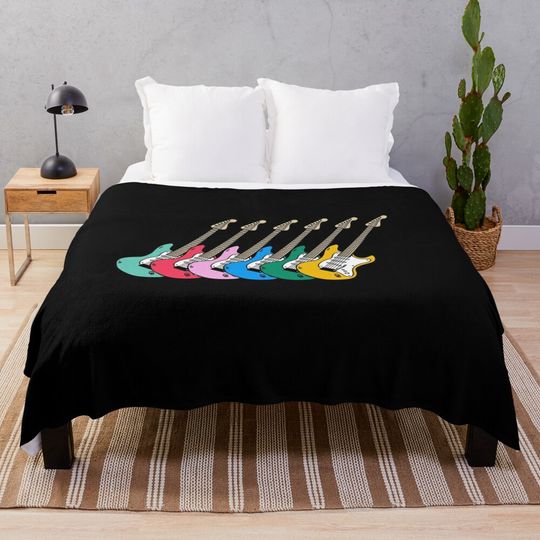 Discover Taylor eras tour guitar Throw Blanket