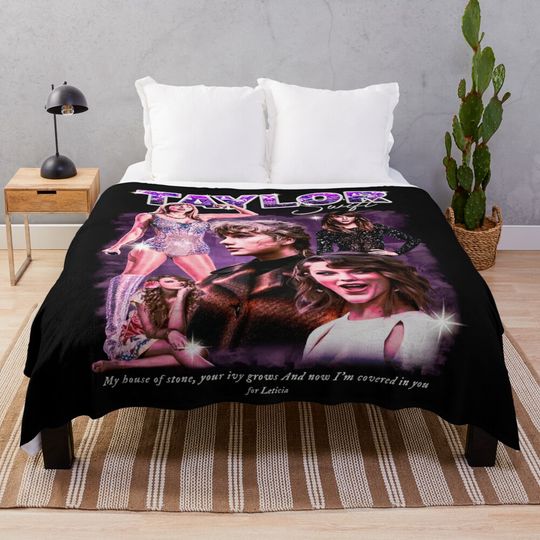 Discover Taylor Tour 2023 Throw Blanket, Taylor version Fan Blanket