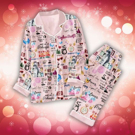 Discover Taylor Eras Tour Pajamas Set, Taylor Version Tour Pajamas Set