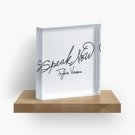 Discover Speak Now The Eras Tour Taylor Photo Block, Taylor Fan Decor