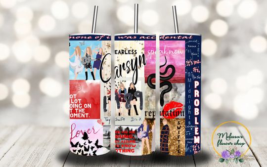 Discover 20oz The Eras Tour Taylor Stainless Steel Tumbler, Taylor Fan Gift