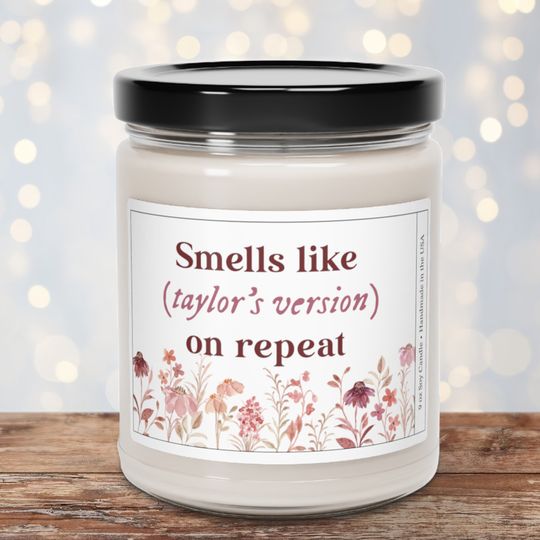 Discover The Eras Tour Taylor Scented Candle, Taylor Fan Gift