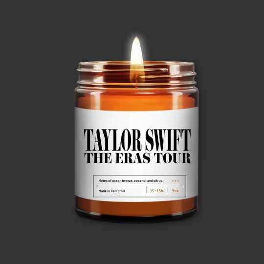 Discover The Eras Tour Taylor Scented Candle, Taylor Fan Gift
