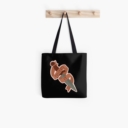 Discover Taylor: Tolerate It Tote Bag (AOP)