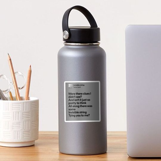 Discover Taylor invisible string lyrics Sticker