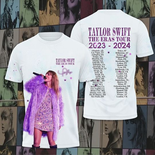 Discover Taylor 3D T-Shirt - Taylor version Tour 3D T-Shirt