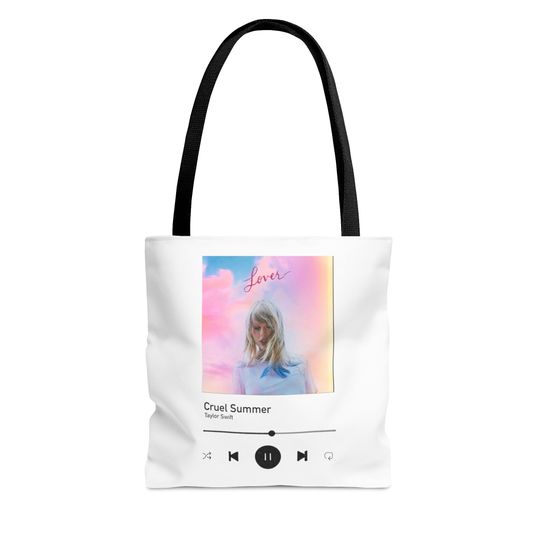 Discover The Eras Tour Taylor Tote Bag