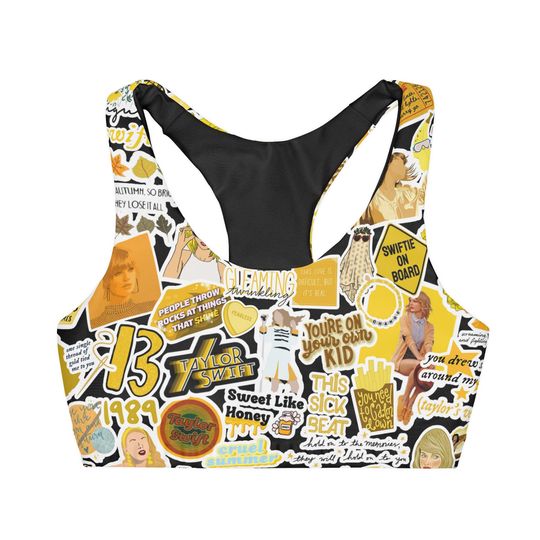 Discover The Eras Tour Taylor Sports Bra, Taylor Fan Gift, Gift For Her