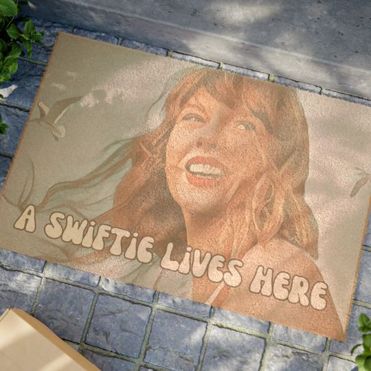 Discover A Taylor version Lives Here Doormat, The Eras Tour Taylor Doormat