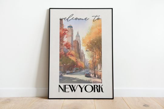 Discover Welcome To New York Autumnal Taylor Poster, Taylo version Taylor version Gift