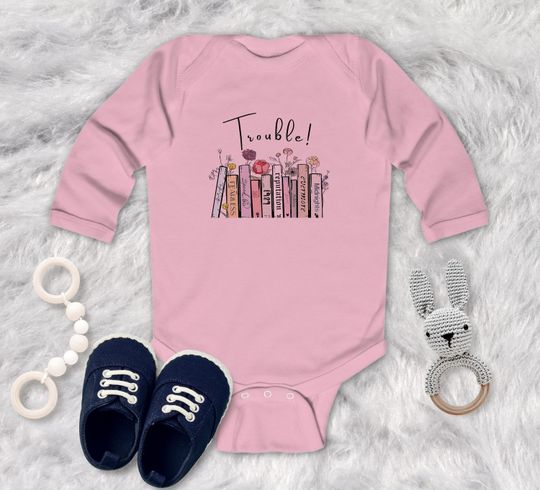 Discover Baby Girls Onesie Taylor version Merch Infant Clothing Swift Trouble Baby Bodysuit Taylor Inspired