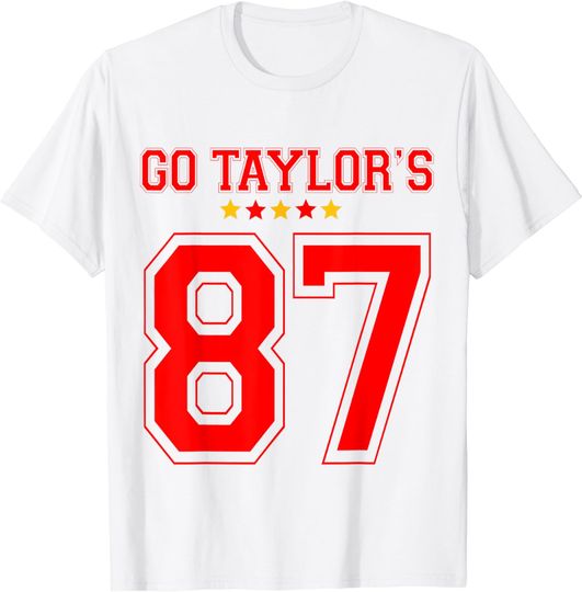 Discover Red Numbers Taylor 87 T-Shirt