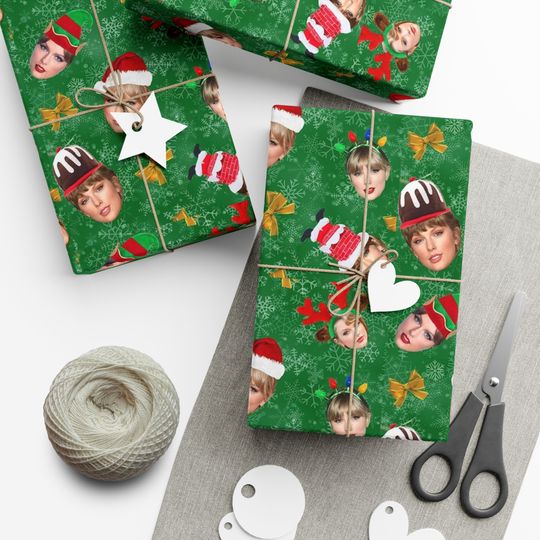 Discover Funny Taylor Gift Wrapping Paper, Christmas