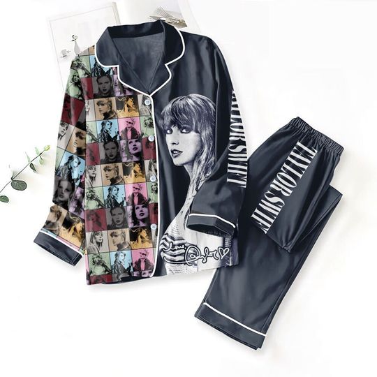 Discover Taylor Pajamas Set, Taylor Version Set, The Eras Tour Shirt, Gift for Women