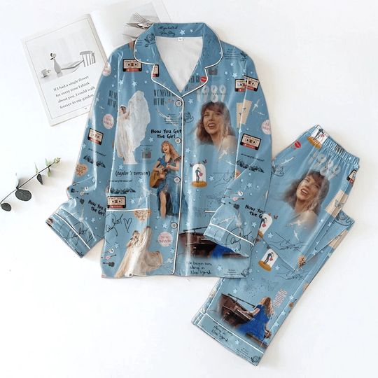 Discover Taylor Pajamas Set, Taylor Version Set, The Eras Tour Shirt, Gift for Women